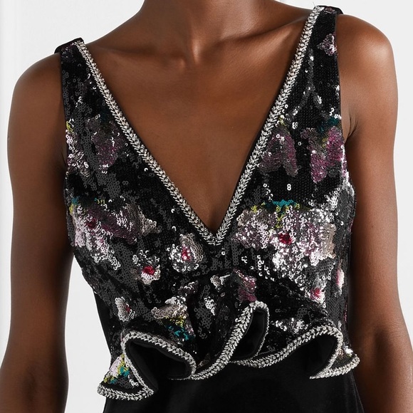 SOLD♦️Self Portrait Sequin Peplum Dress - Picture 2 of 6